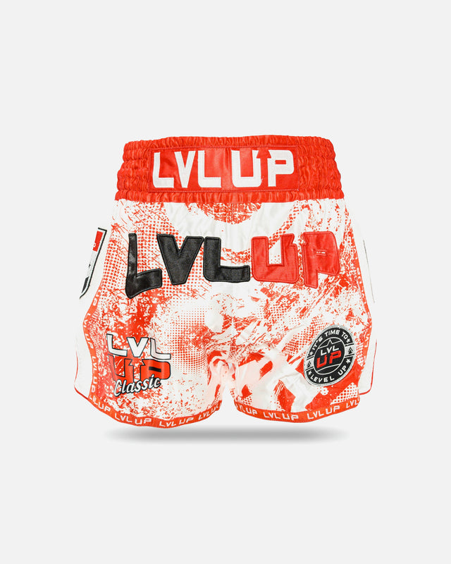 LVL UP Muay Thai Shorts Stadium – Red