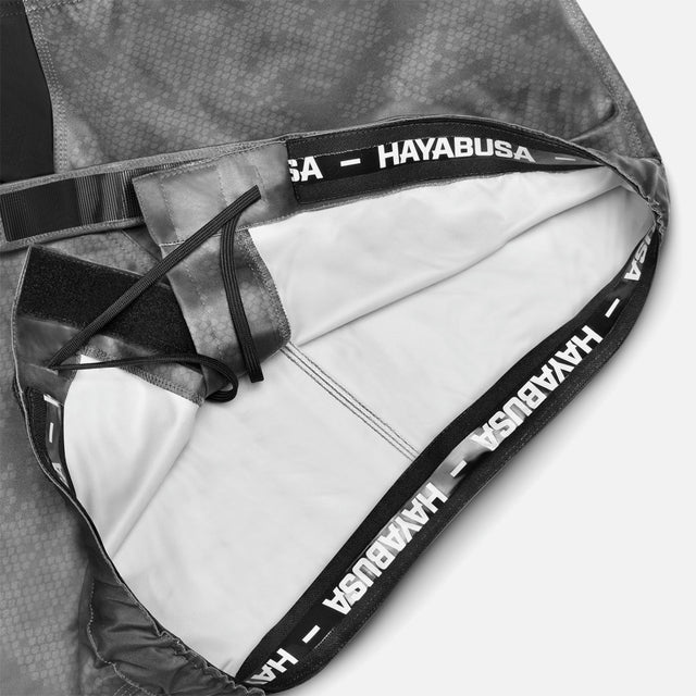 Hayabusa MMA Shorts Hex Mid-Thigh – Grey