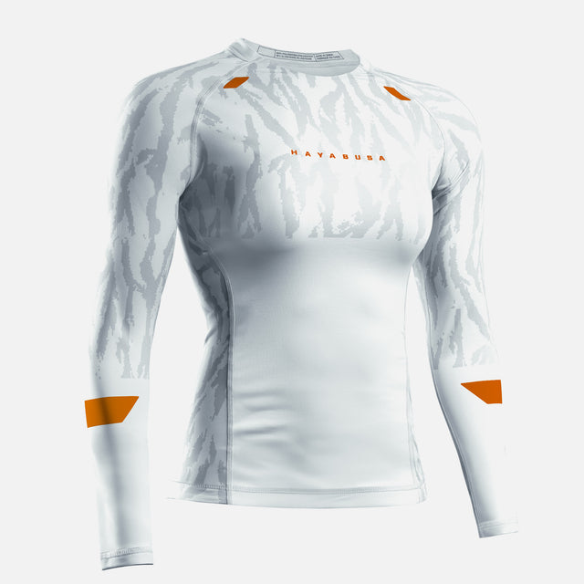 Hayabusa Rashguard Apex Vantage Long Sleeves Women's – White