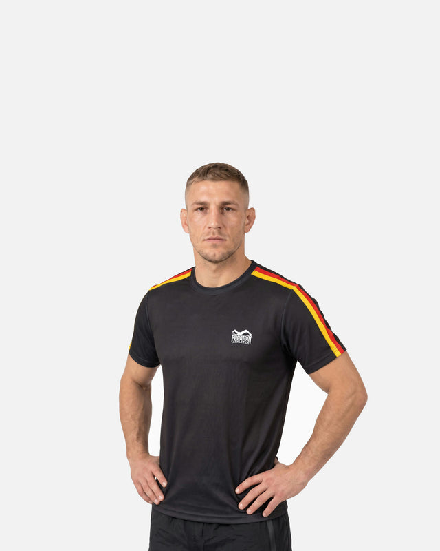 Phantom Athletics T-Shirt EVO+ Germany – Black/Red/Gold
