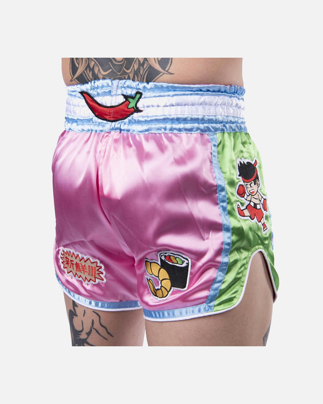 8 WEAPONS Muay Thai Shorts Yummy – Pink