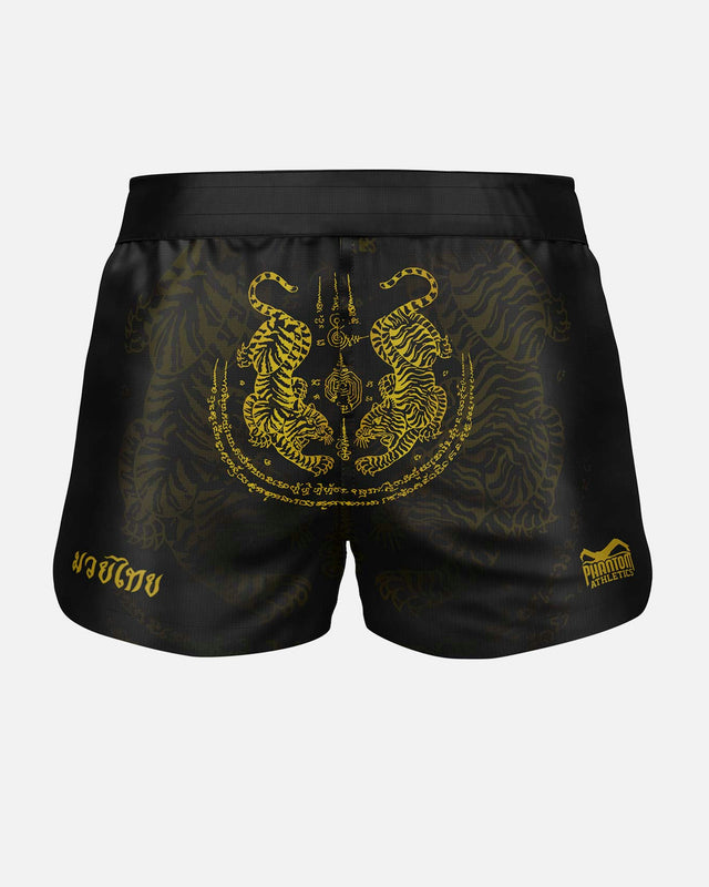 Phantom Athletics Muay Thai Shorts Fusion – White/Gold