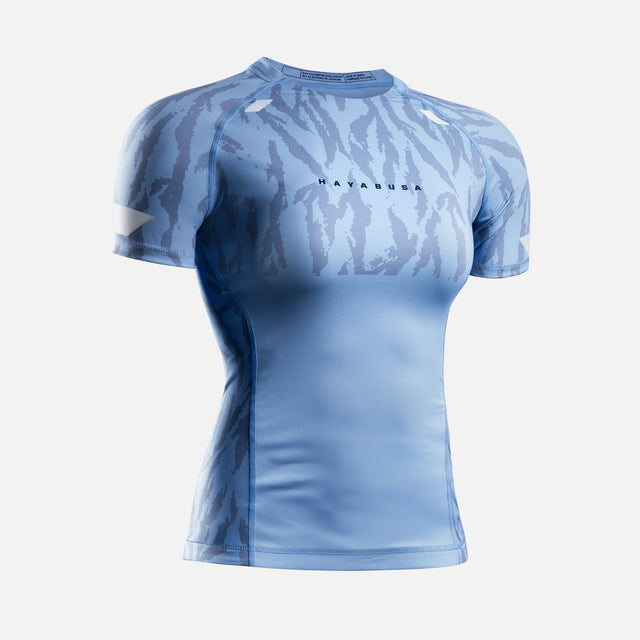 Rashguard Hayabusa Apex Vantage Manches Courtes Femme – Bleu