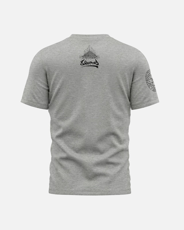 8 WEAPONS T-shirt Yantra – Grey