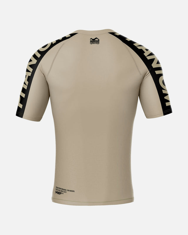 Phantom Athletics Rashguard EVO Apex Short Sleeves - Sand