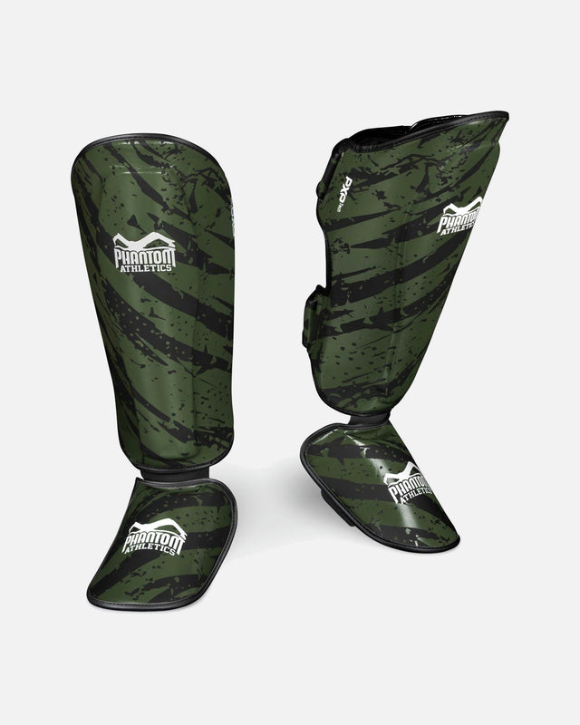 Phantom Athletics Shin guards Camo Tiger – Grey