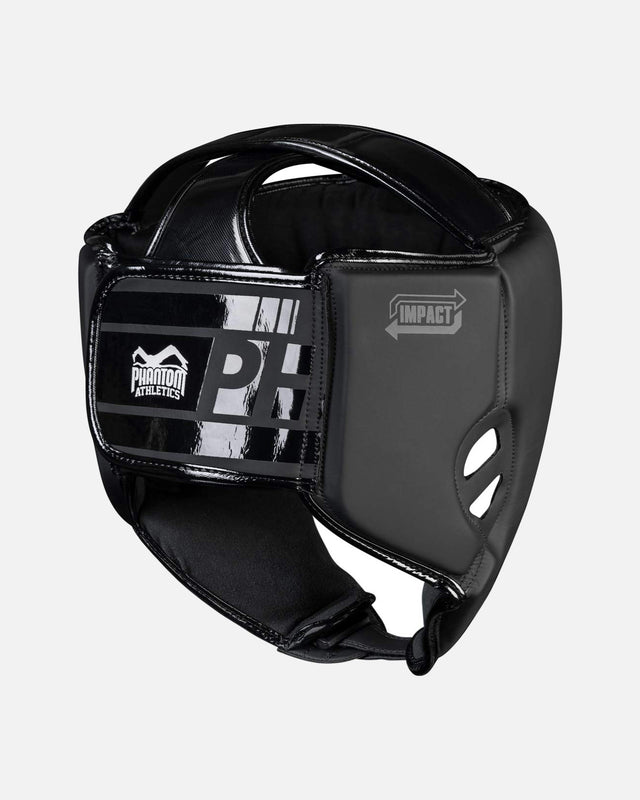 Phantom Athletics Head Guard Apex Open Face – Black