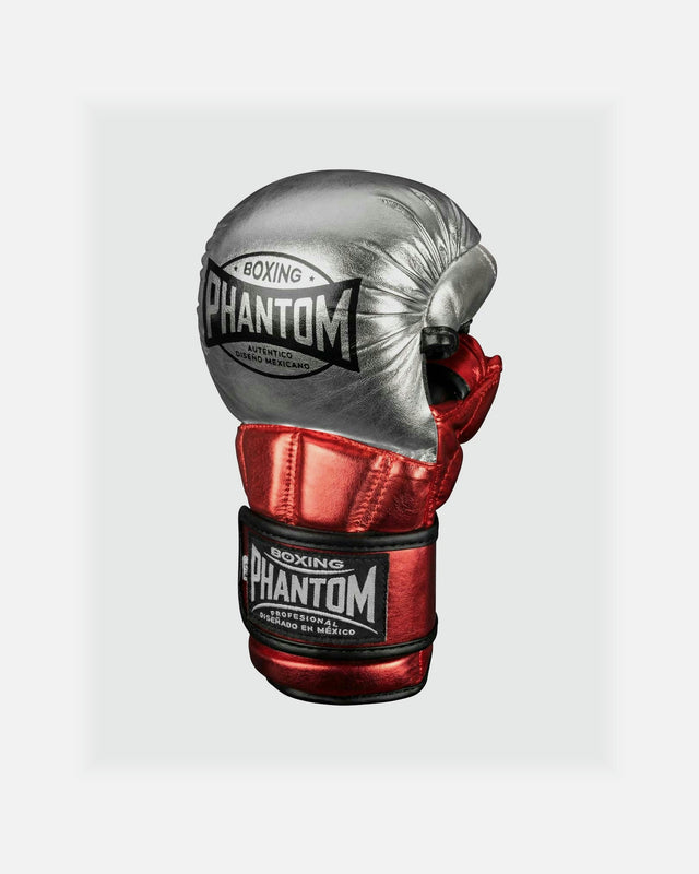 Phantom Athletics MMA Handschoenen Mexico - Zilver/Rood