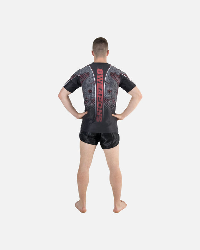 8 WEAPONS Functional T-Shirt Naga Yant – Black/Red