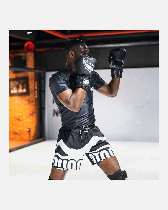 Phantom Athletics MMA Shorts Fusion-R 2in1 Savage – Black/White
