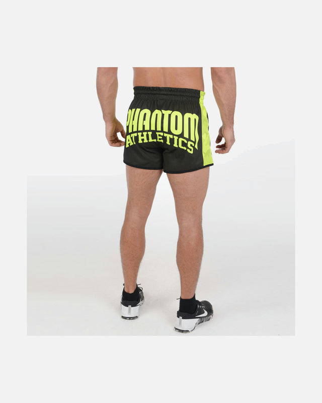 Phantom Athletics Muay Thai Shorts Revolution – Black/Neon