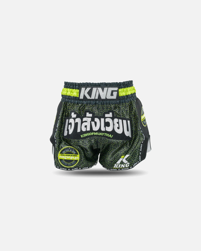 King Pro Boxing Muay Thai Shorts Origin – Black