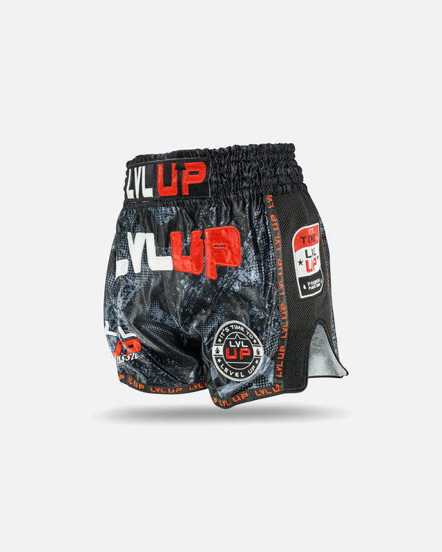 LVL UP Muay Thai Shorts Stadium – Black