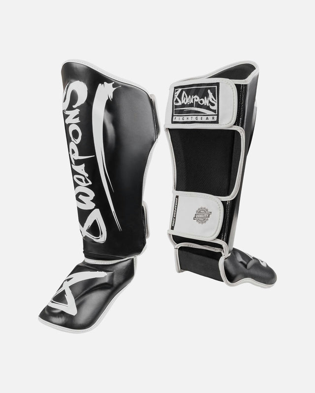 8 WEAPONS Shin guards Unlimited 2.0 – Black/White