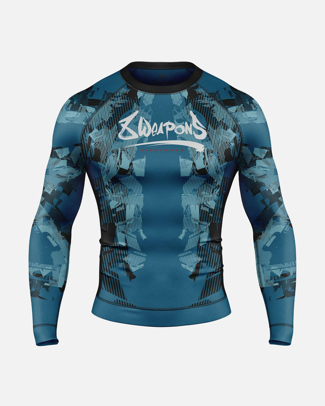 8 WEAPONS Rashguard Hit 2.0 – Dark Blue/Black