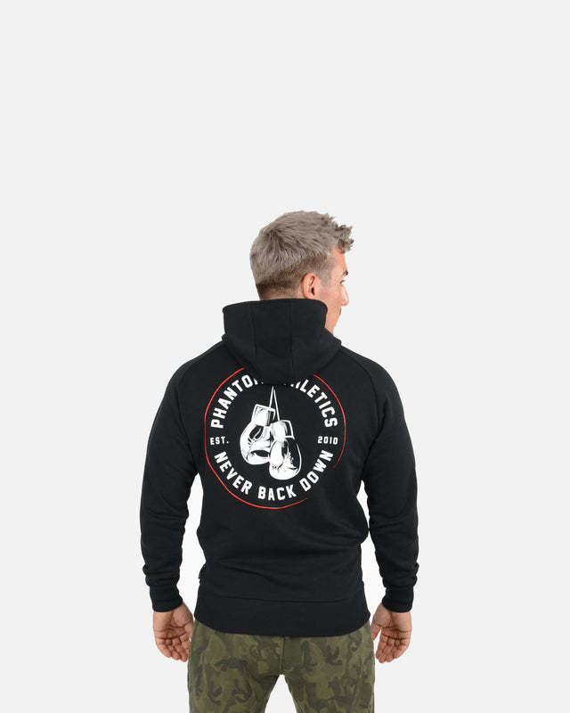 Phantom Athletics Hoodie Never Back Down - Black