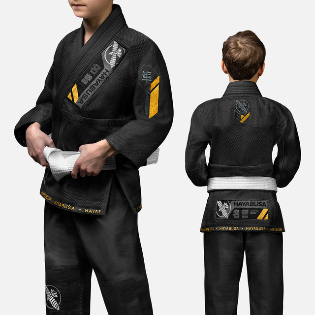Hayabusa BJJ Gi Ascend Kids – Black