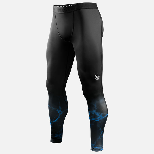 Hayabusa x UFC BJJ Compression Shorts – Black/Blue