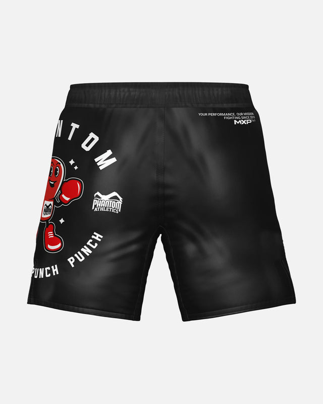 Phantom Athletics MMA Shorts EVO Punchy – Black/Red