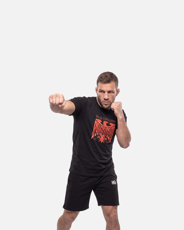 Phantom Athletics T-Shirt Germany Never Back Down – Black/Red