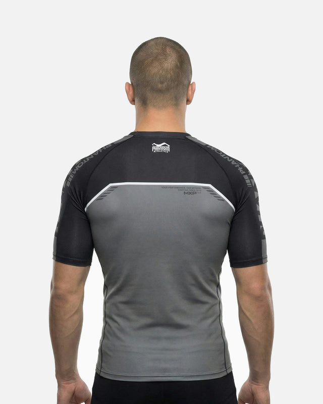 Phantom Athletics Rashguard EVO Apex Short Sleeve – Grey