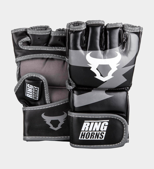 Ringhorns MMA Gloves Charger – Black/Grey – MMA gloves