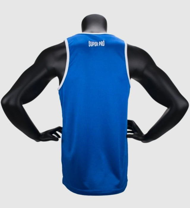 Super Pro Boxing Tank Top Club – Blue/White – T-shirt