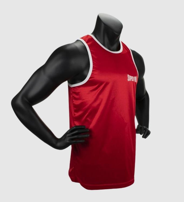 Super Pro Boxing Tank Top Club – Red/White – T-shirt