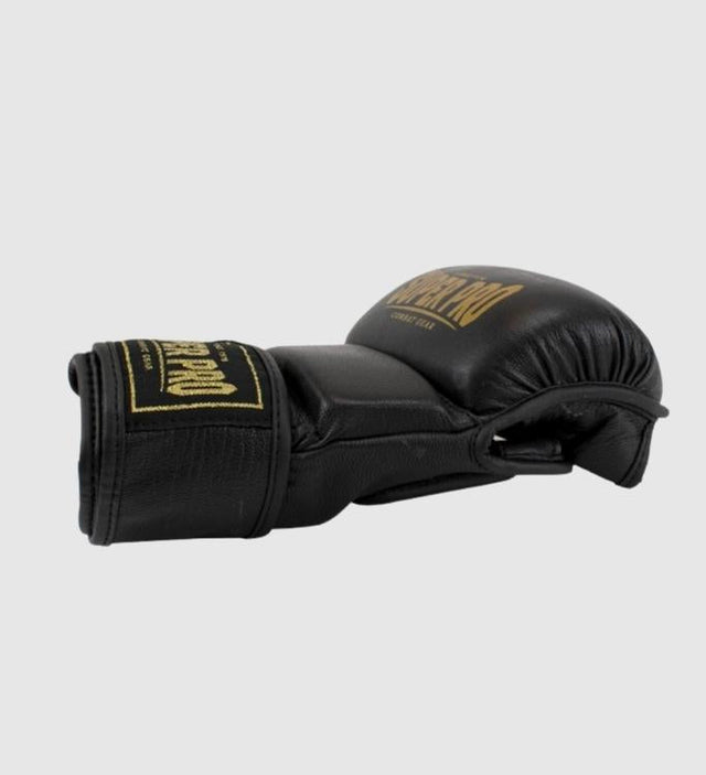 Super Pro Combat Gear MMA Shooter MMA gloves - Black/Gold - MMA gloves