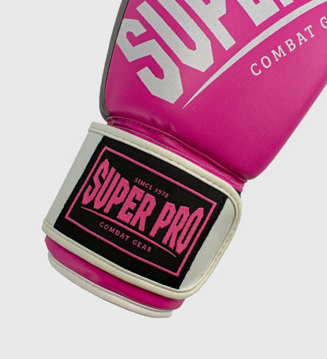 Super Pro Boxing gloves Rebel - Pink/White/Black - Boxing gloves