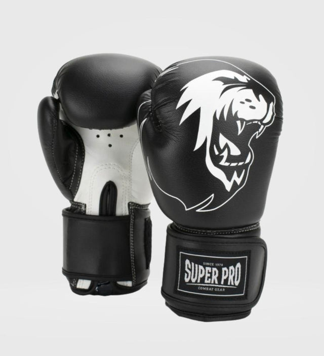Super Pro Boxing gloves Talent Kids – Black/White – Boxing gloves