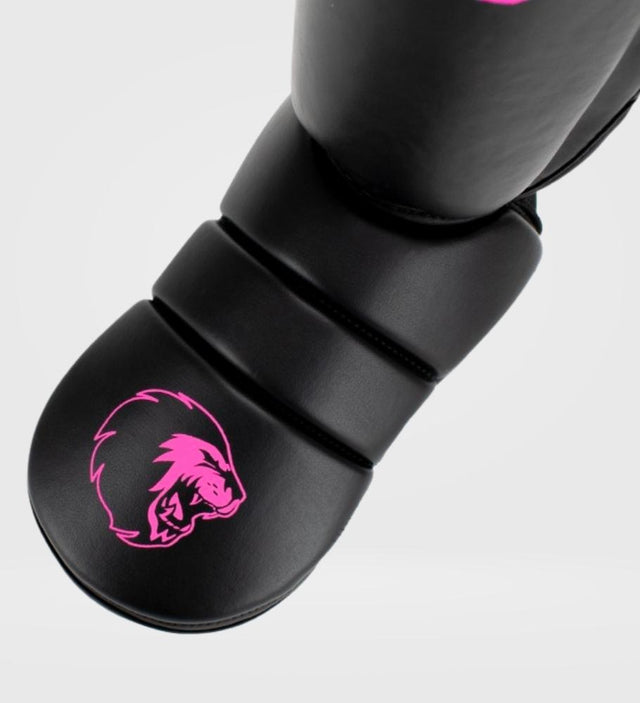 Super Pro Shin guards Protector – Black/Pink – Shin guards