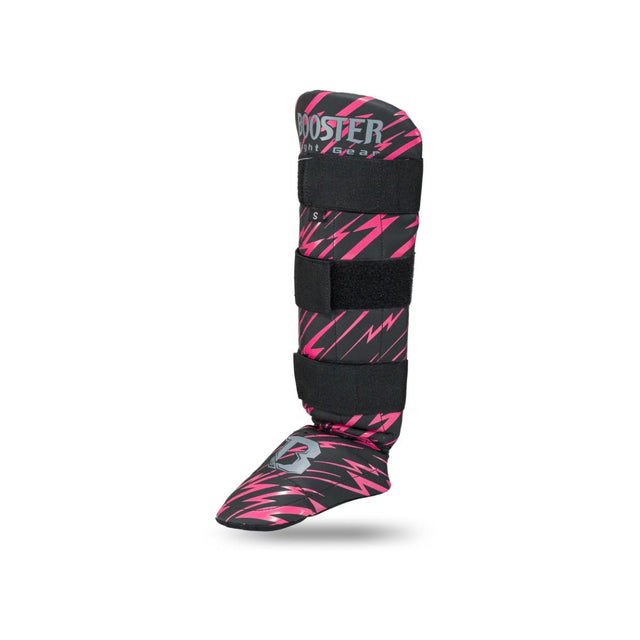 Booster Shin Guards Combat Kids – Black/Pink