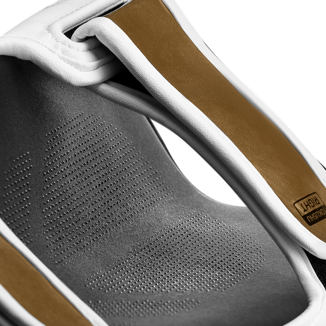 Hayabusa Shin Guards T3 – White/Gold
