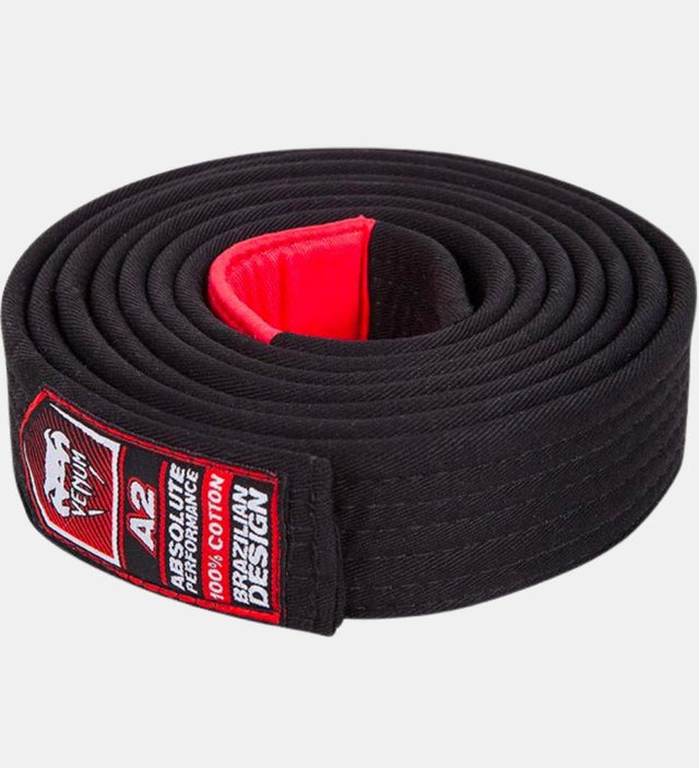 Venum BJJ Belt - Black - BJJ Belt