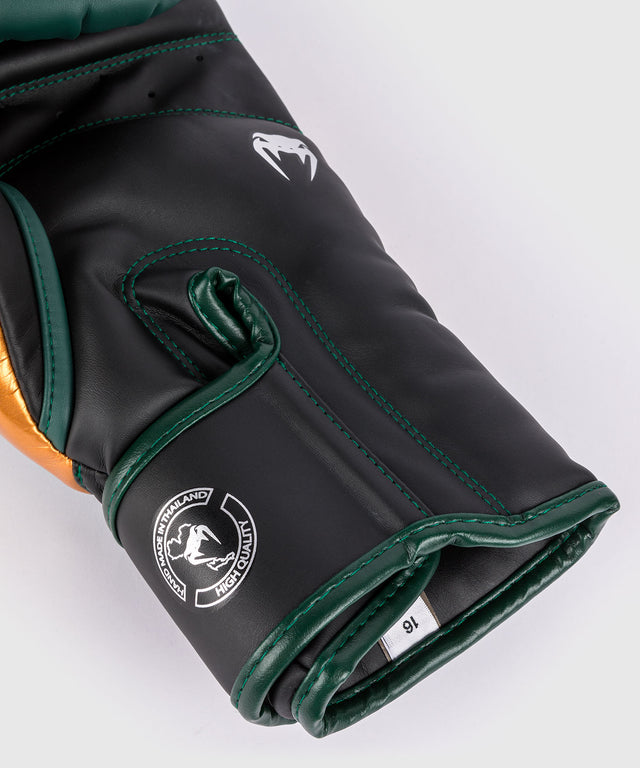 Venum Boxing gloves Elite – Green/Bronze/Silver