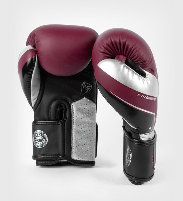 Venum Boxing gloves Elite Evo - Red/Silver - Boxing gloves