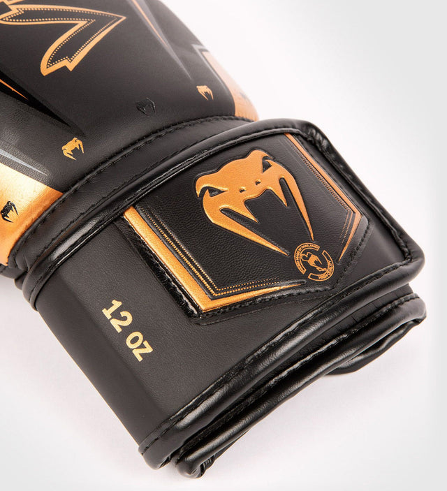 Venum Boxing gloves Elite Evo – Black/Bronze – Boxing gloves