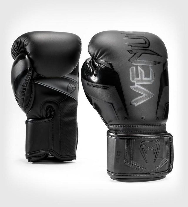 Venum Boxing gloves Elite Evo - Black/Black - Boxing gloves