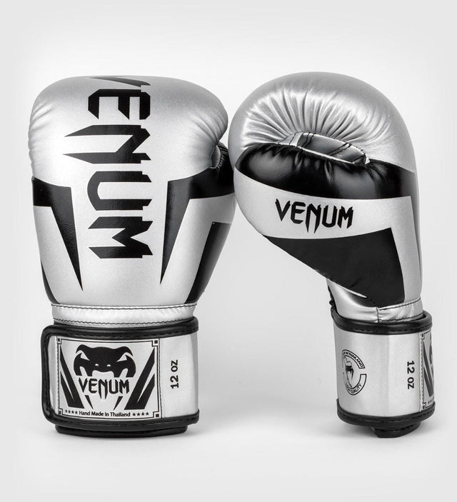 Venum Boxing gloves Elite - Silver/Black - Boxing gloves