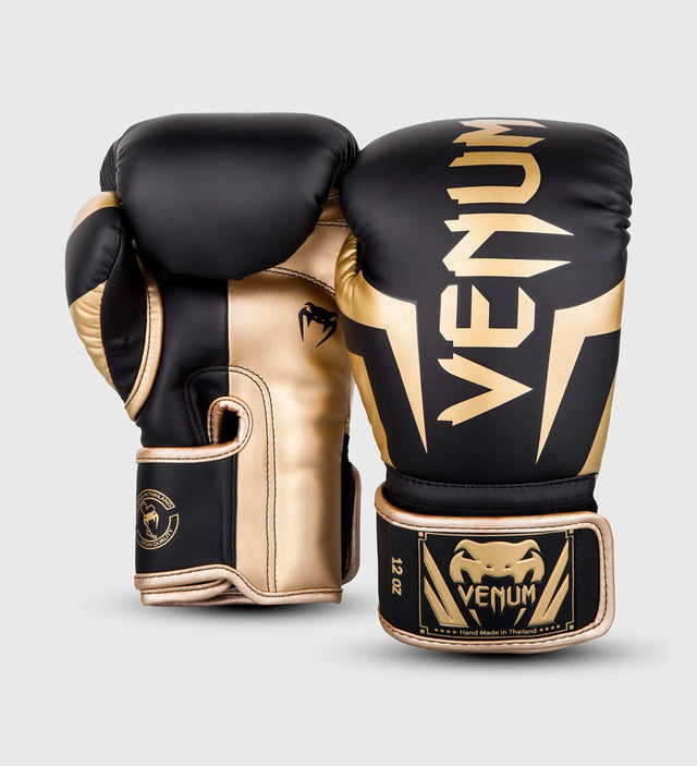 Venum Boxing gloves Elite - Black/Gold - Boxing gloves