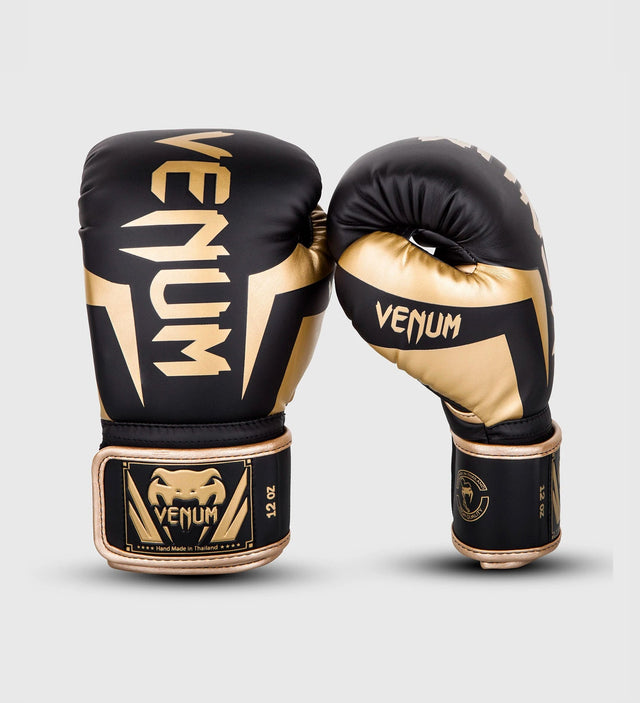 Venum Boxing gloves Elite - Black/Gold - Boxing gloves