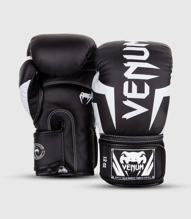 Venum Boxing gloves Elite - Black/White - Boxing gloves