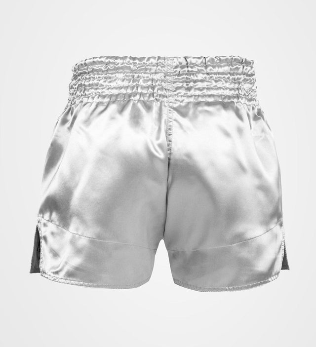 Spodenki do kickboxingu Venum Classic – Srebrne/Czarne