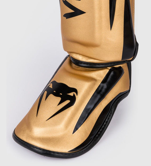 Venum Shin guards Elite – Gold/Black – Shin guards