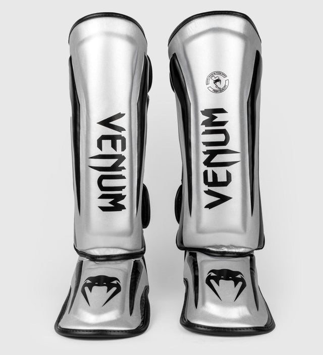 Venum Shin guards Elite – Silver/Black – Shin guards