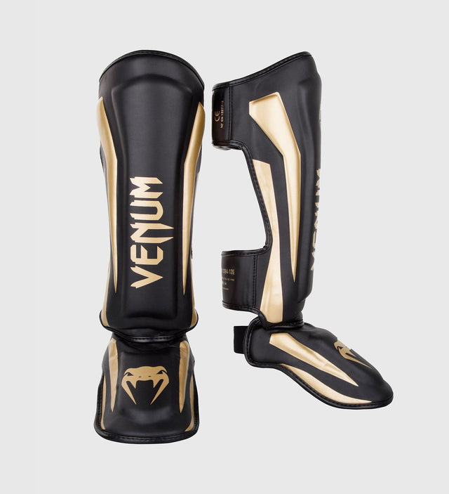 Venum Shin guards Elite – Black/Gold – Shin guards