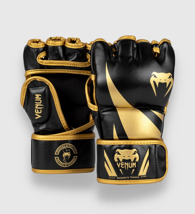 Venum MMA Gloves Challenger – Black/Gold – MMA gloves