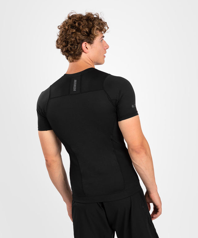 Venum Rashguard G-Fit Air Short Sleeves – Black/Black – T-shirt