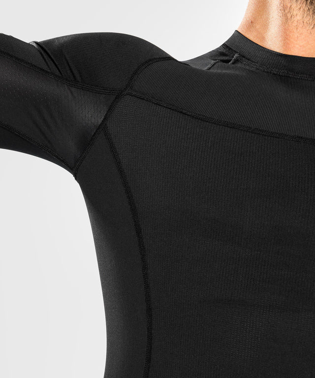 Venum Rashguard G-Fit Air Long Sleeves – Black/Black – Rashguard